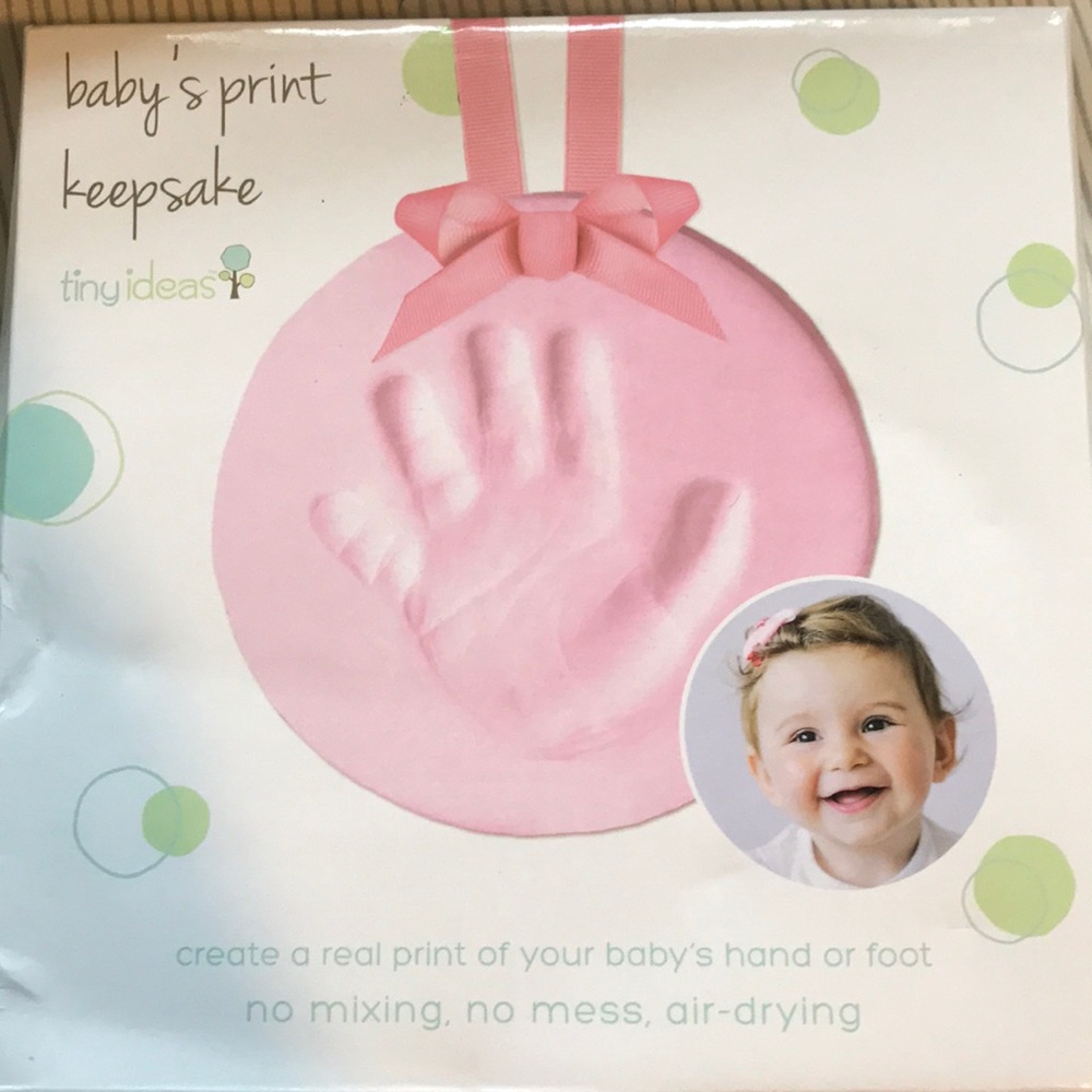 Baby’s print keepsake